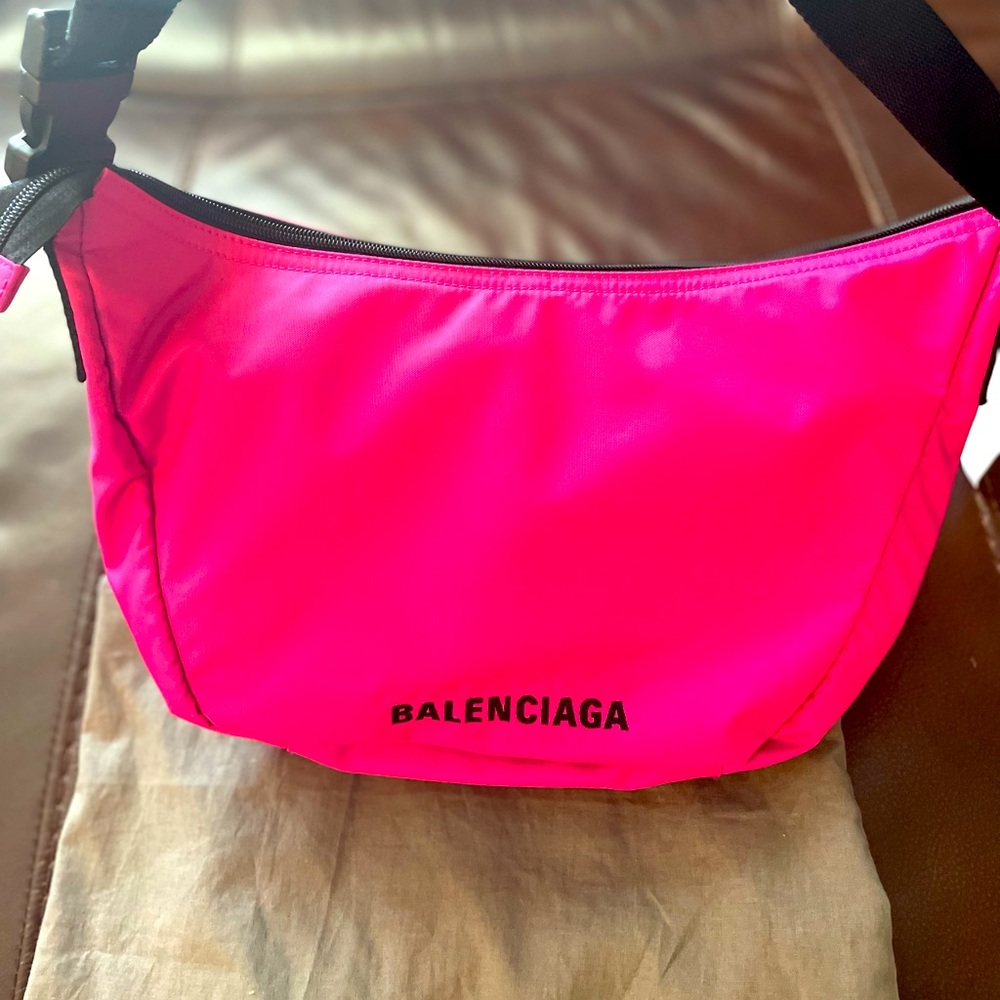 New Balenciaga cloth belt bag .